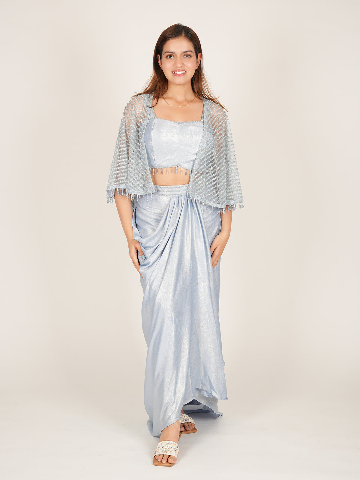 SPARKLE CAPE DHOTI