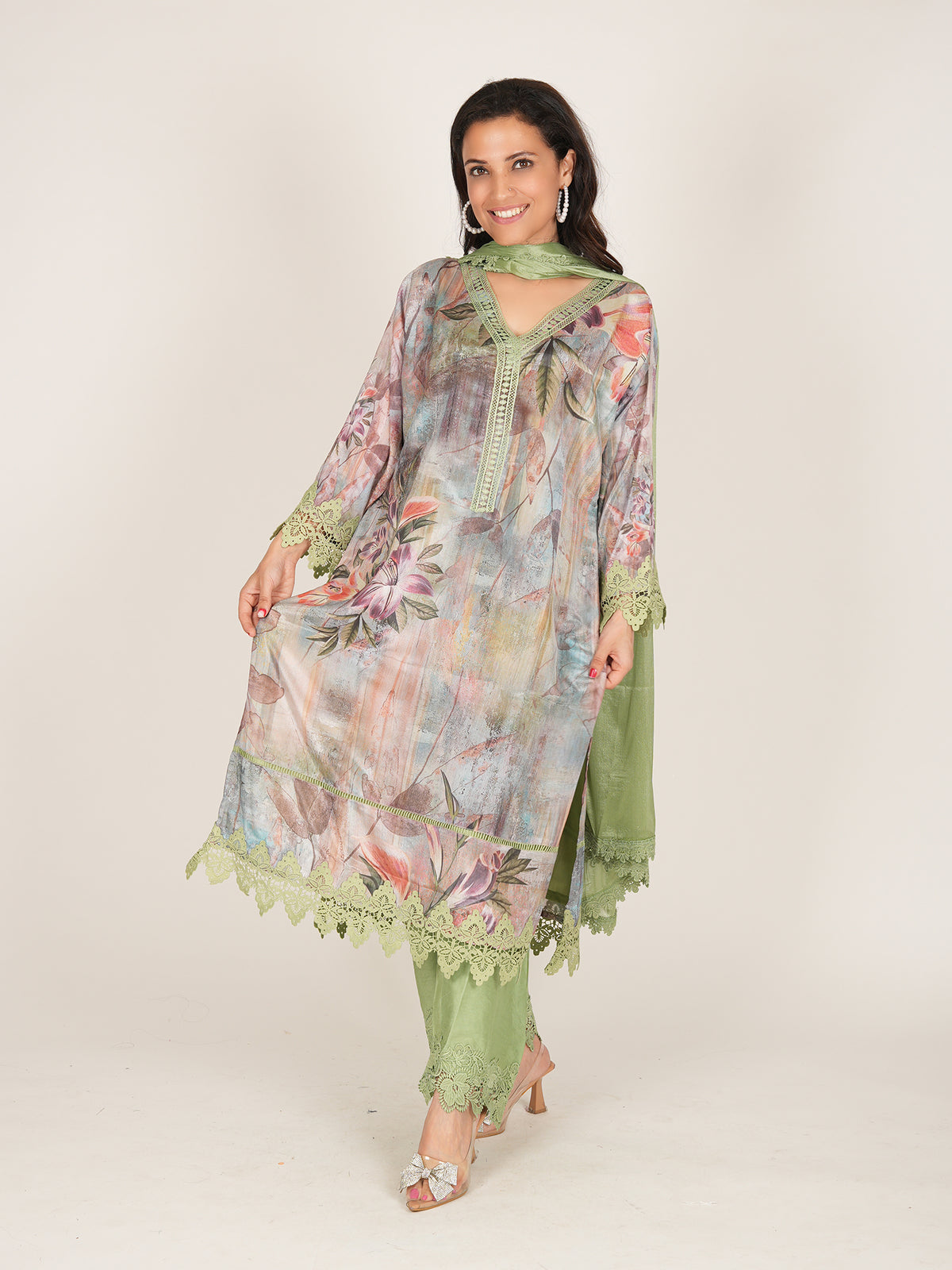 KURTI PANT DUPATTA